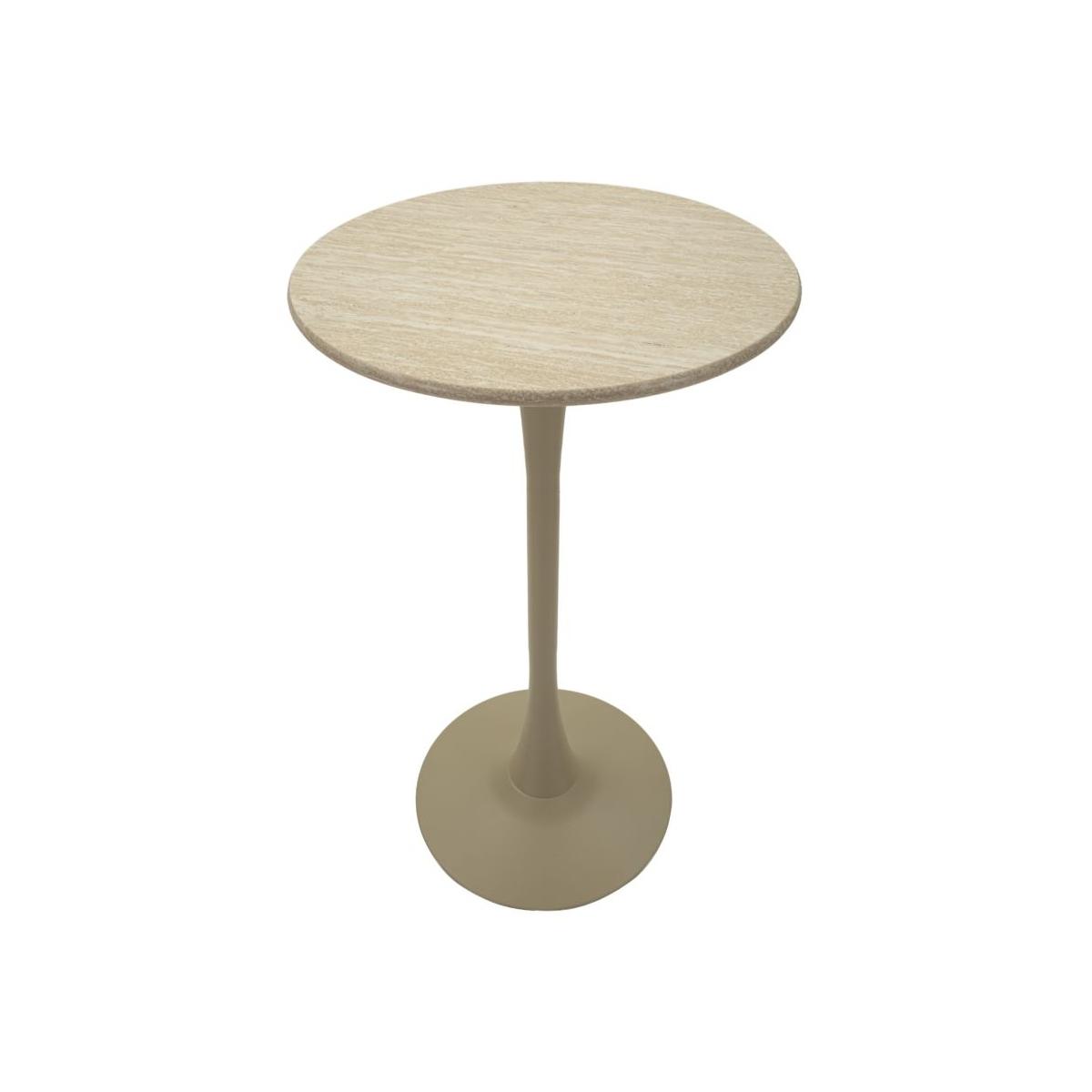 Tavolo bar alaska crema cm Ø 60x106