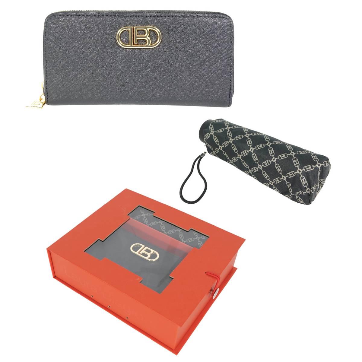 Set donna portafogli e ombrello in confezione regalo Laura Biagiotti