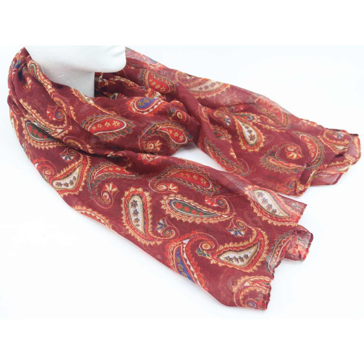 Sciarpa donna motivo paisley in poliestere Roncato