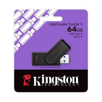 Chiavetta Usb DataTravel Exodia S 64 gb usb 3.2 gen type A Kingston