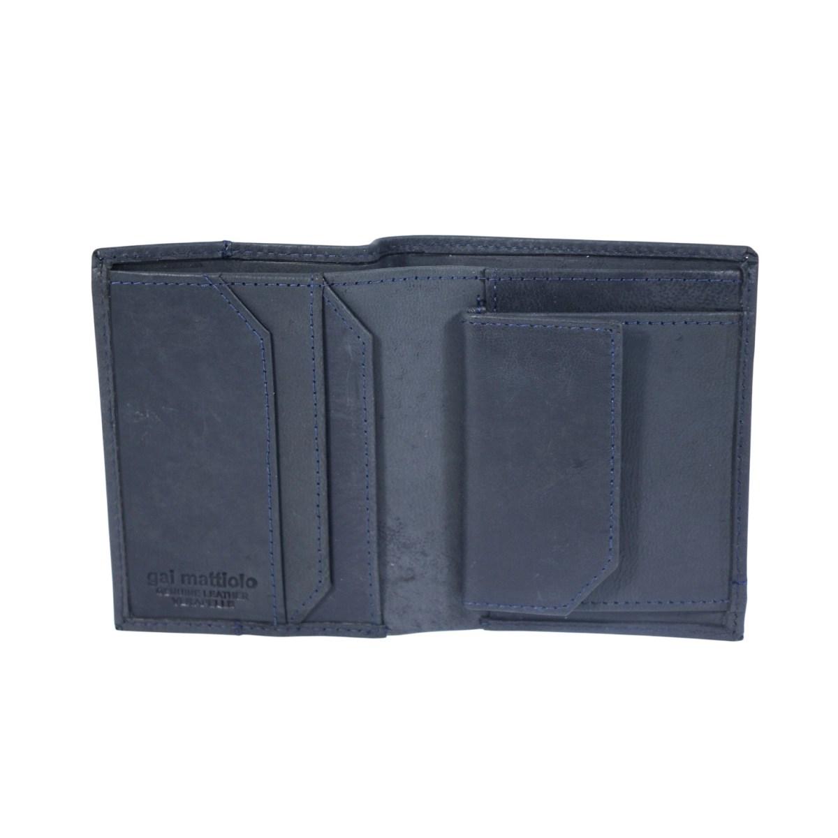 Portafogli tasconcino uomo in pelle Gai Mattiolo