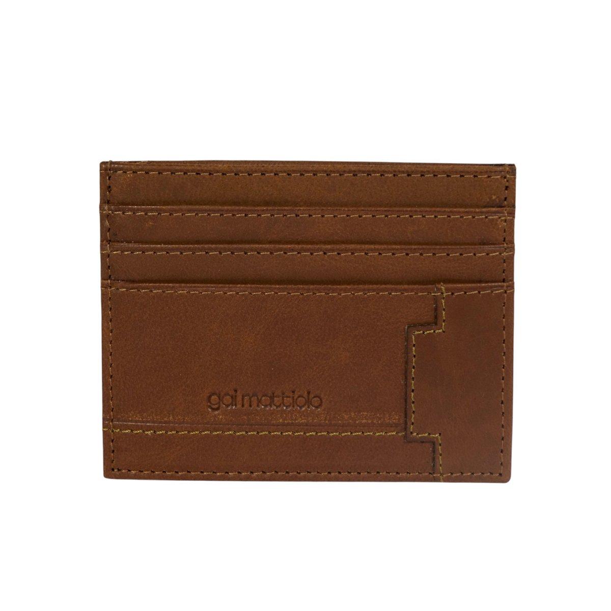 Portacarte uomo in vera pelle Gai Mattiolo