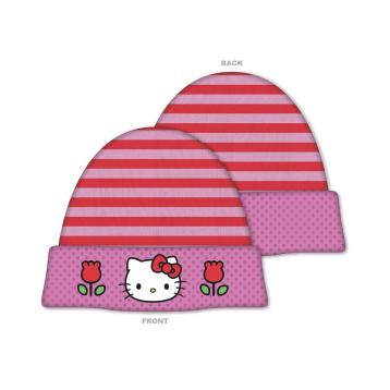 Cappello bimba con risvolto hello kitty