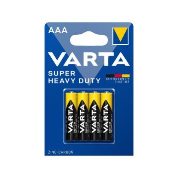 Varta Super Heavy duty AAA Ministilo zinco carbne blister 4 pz.