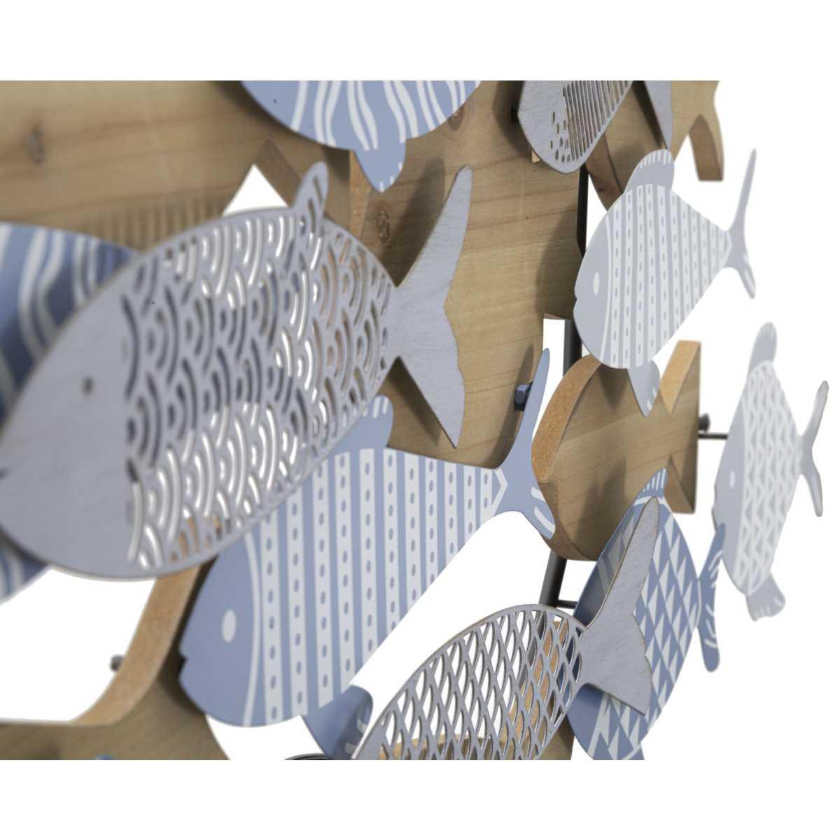 Pannello da muro fish sea cm 91x3x33,5