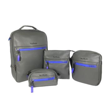 Set uomo 4 pezzi zaino tracolle e beauty Renato Balestra