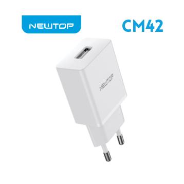 Newtop basic cm42 caricatore da muro 1 usb 5v 1a