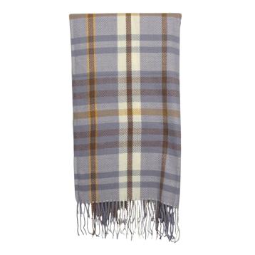 Sciarpa donna a righe e quadri in poliestere verve