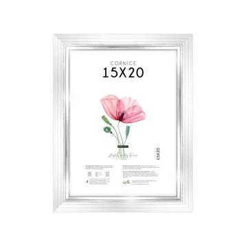 Cornice portafoto White Silver 15x20 cm Lupia