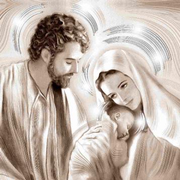 Quadro mondiè nativity shabby 31x31 cm lupia