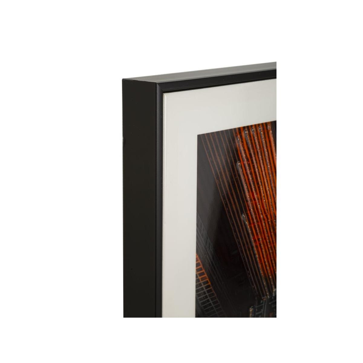 Stampa su tela laccata new york  c/cornice -b- cm 72x4x102