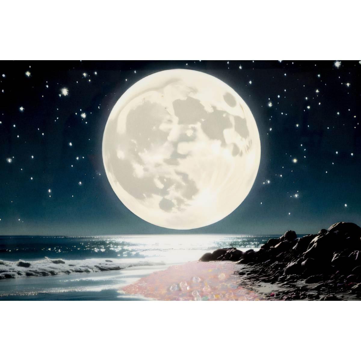 Stampa decorata su tela laccata c/cornice colors -a- cm 60x3,5x90