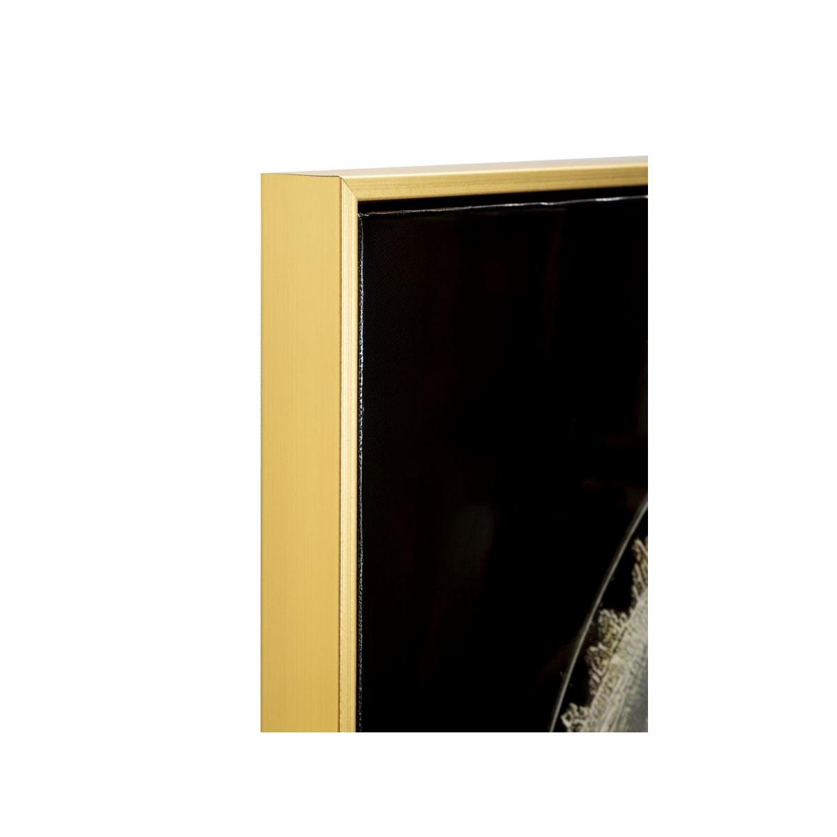 Stampa decorata su tela laccata c/cornice maternity -c- cm 60x3,5x90