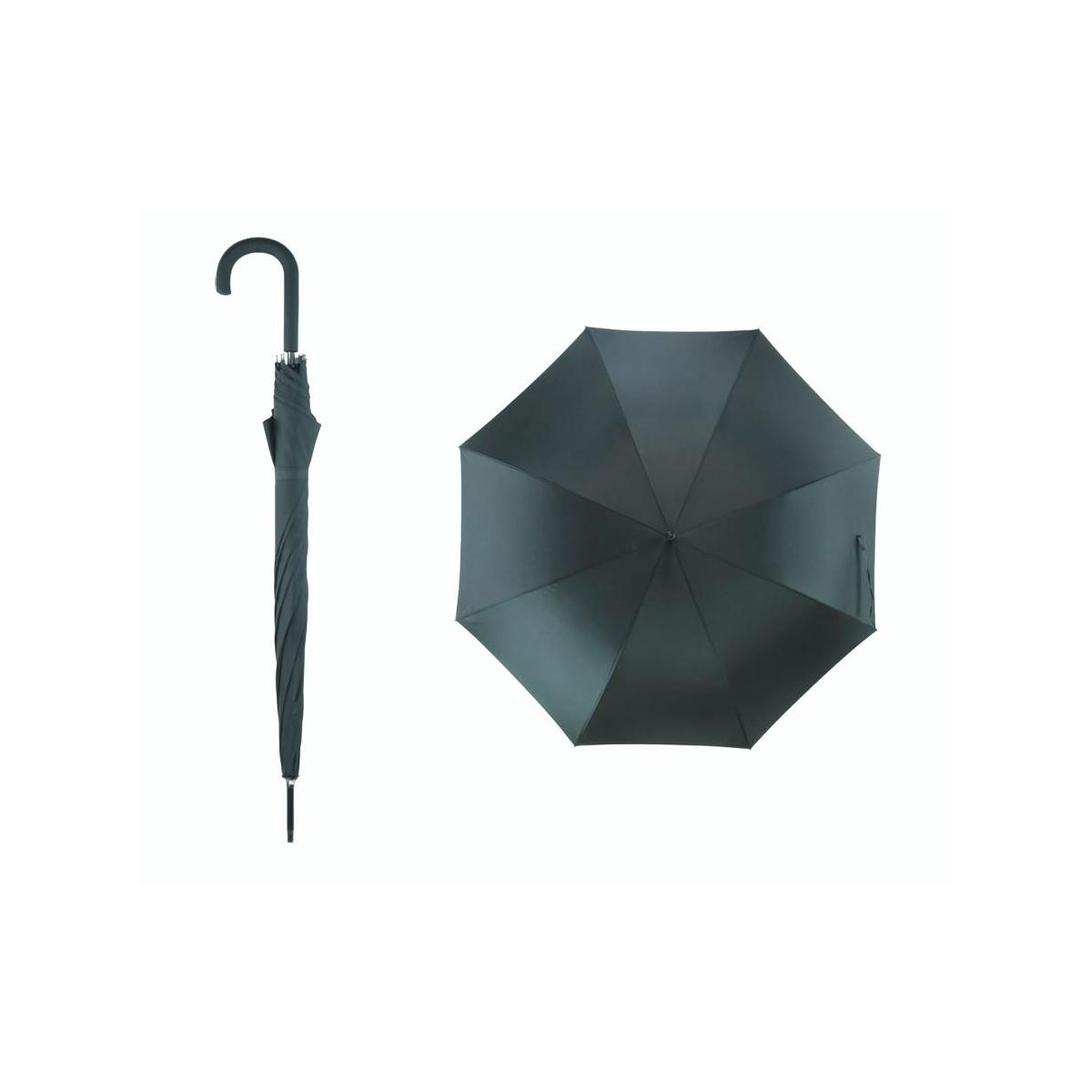 Ombrello in poliestere nero con apertura automatica Blue Drop