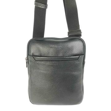 Tracolla uomo in vera pelle capoverde made in italy