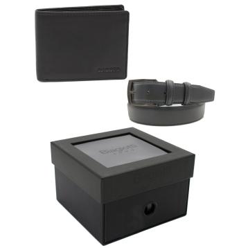 Set uomo portafogli e cintura in confezione regalo Laura Biagiotti