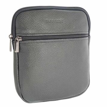 Tracolla piccola uomo in vera pelle capoverde made in italy