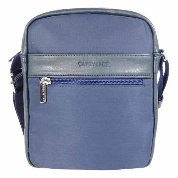 Tracolla uomo in ecopelle e tessuto tecnico Capoverde Made in Italy