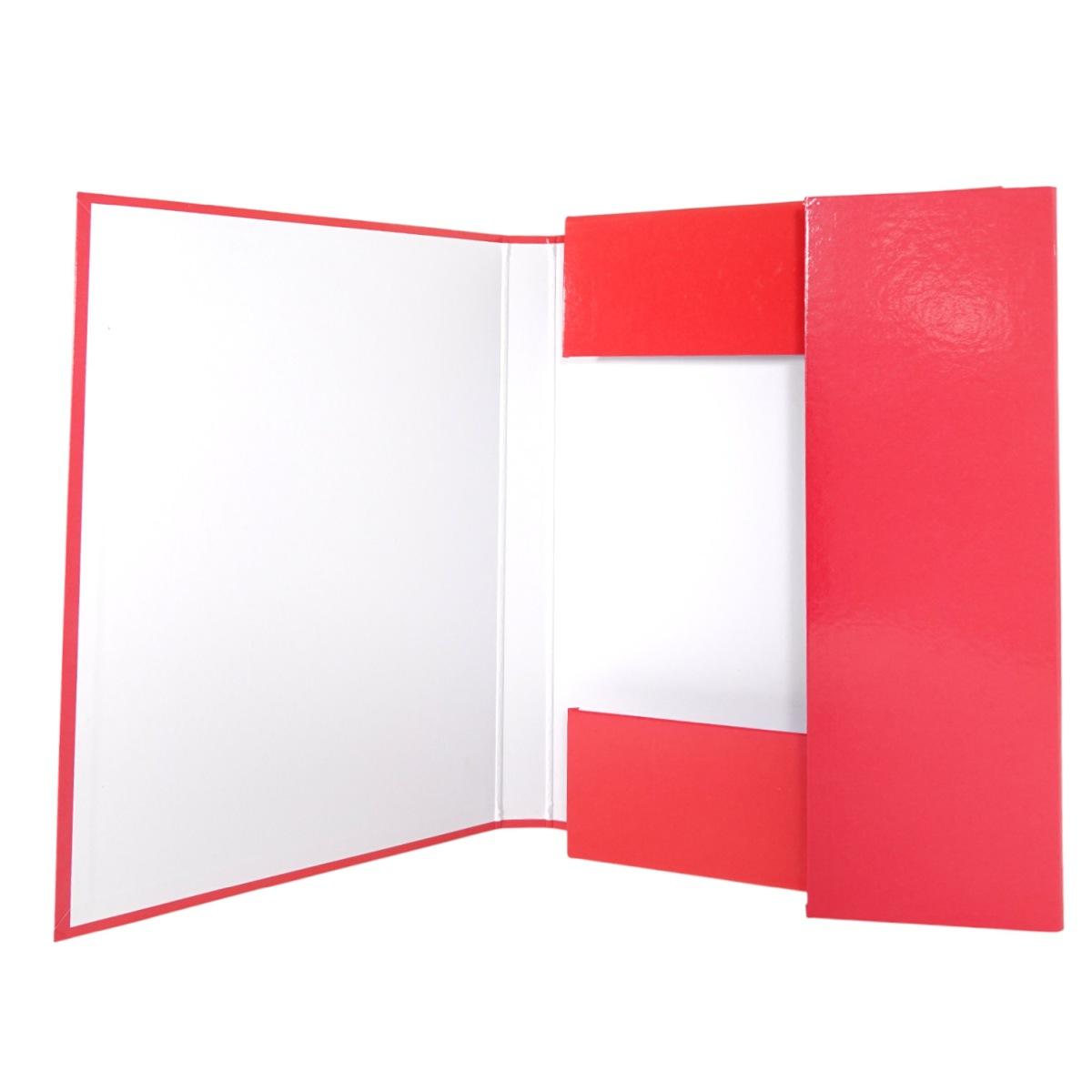 Cartelletta portaprogetti in cartoncino con elastico spessore 3 cm