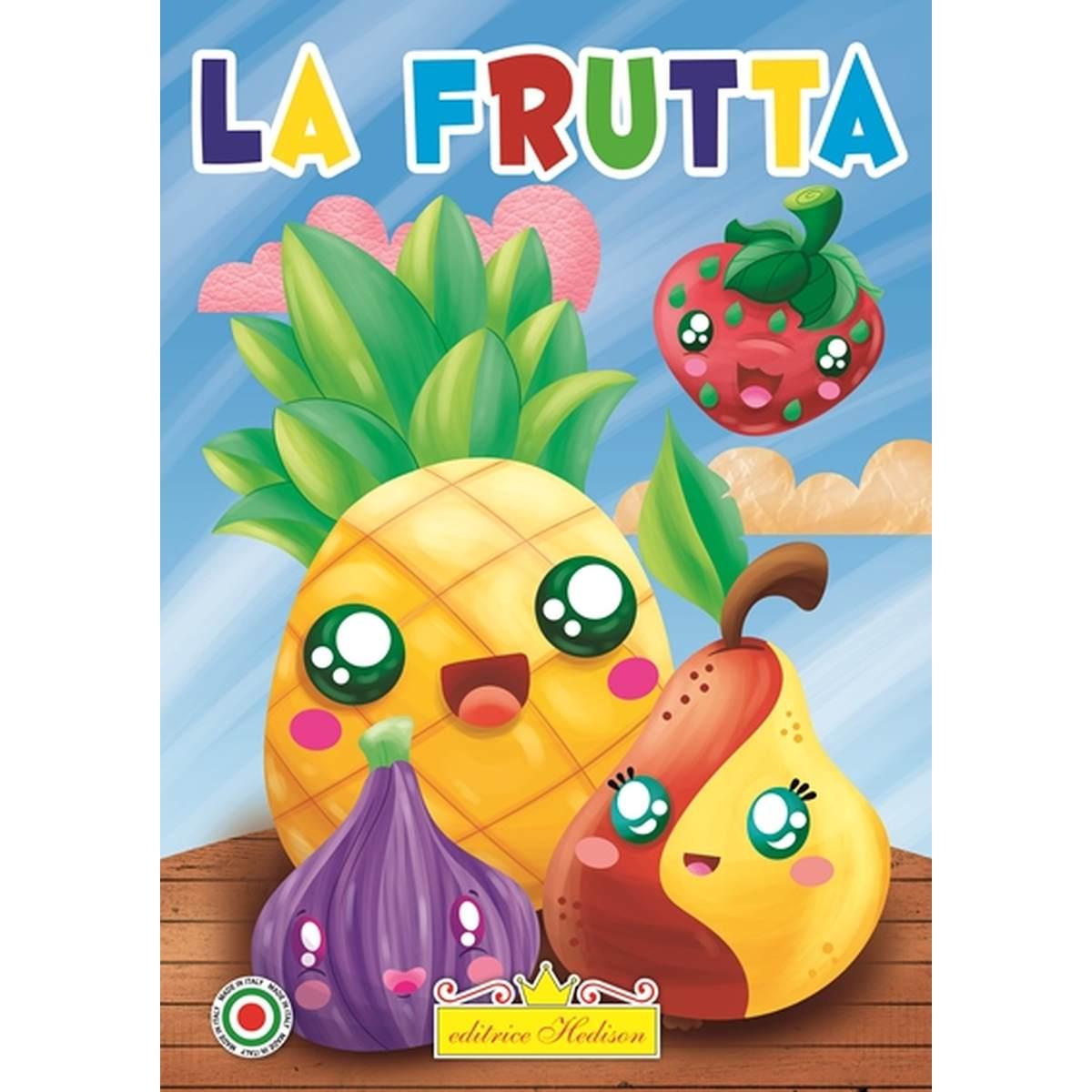 Libro da colorare la frutta