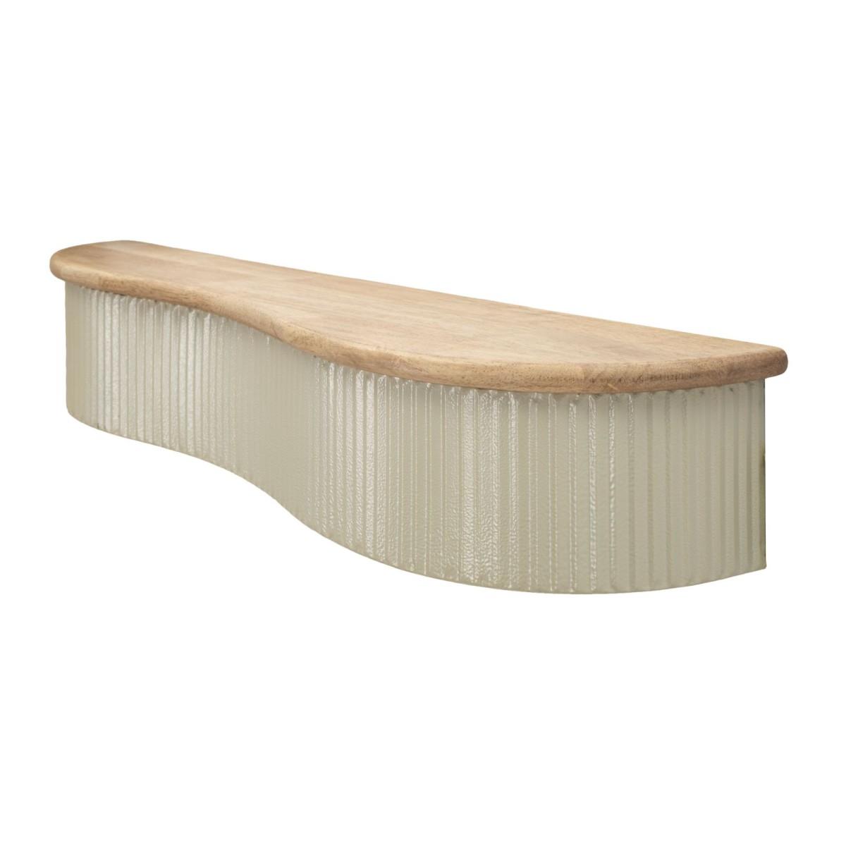 Mensole frankfurt coppia cm 86x18x12-65x16x12