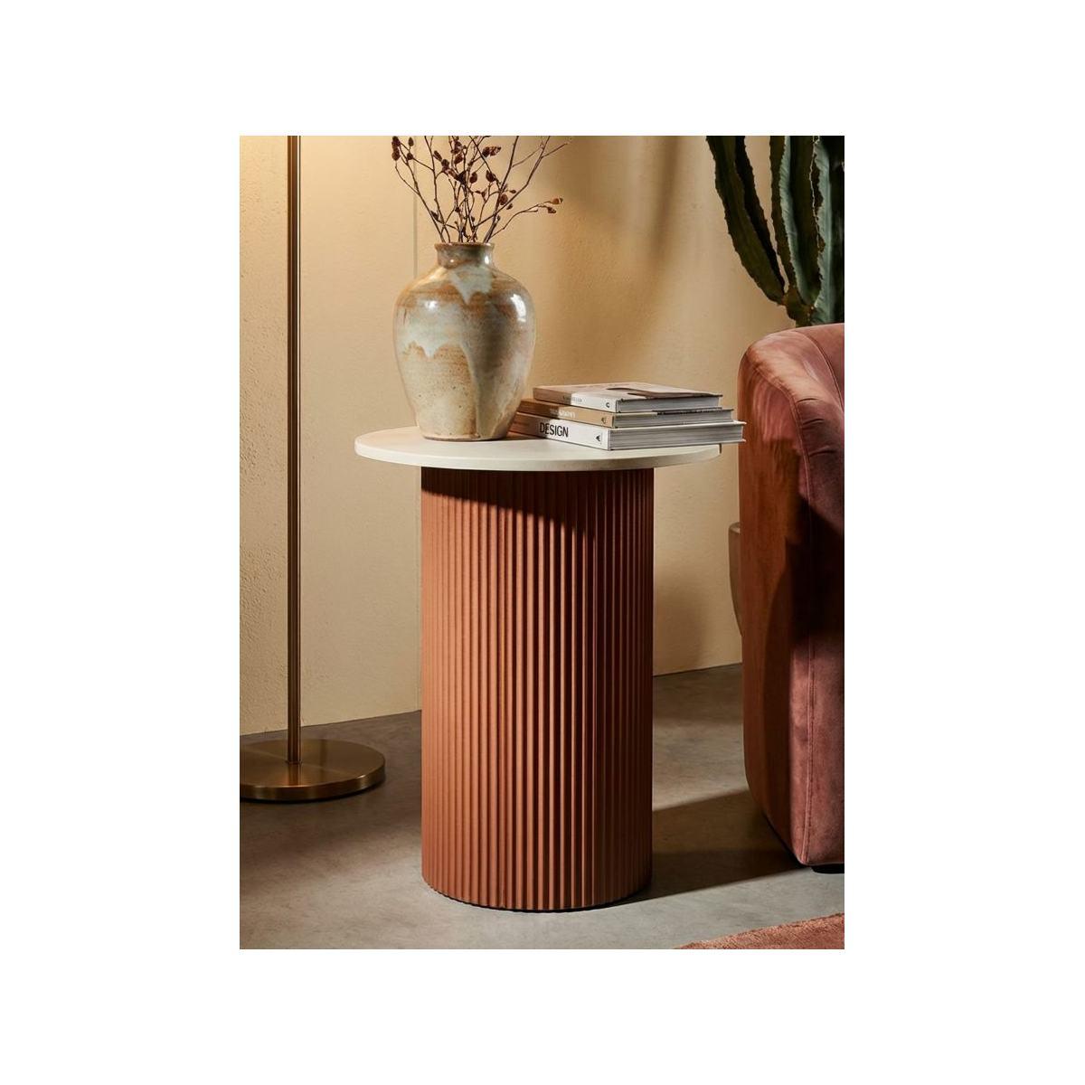 Tavolinetto frankfurt marble cm 35x37x53