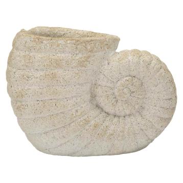 Vaso shell sand -a- cm 33x19x23 (apertura cm Ø 13)
