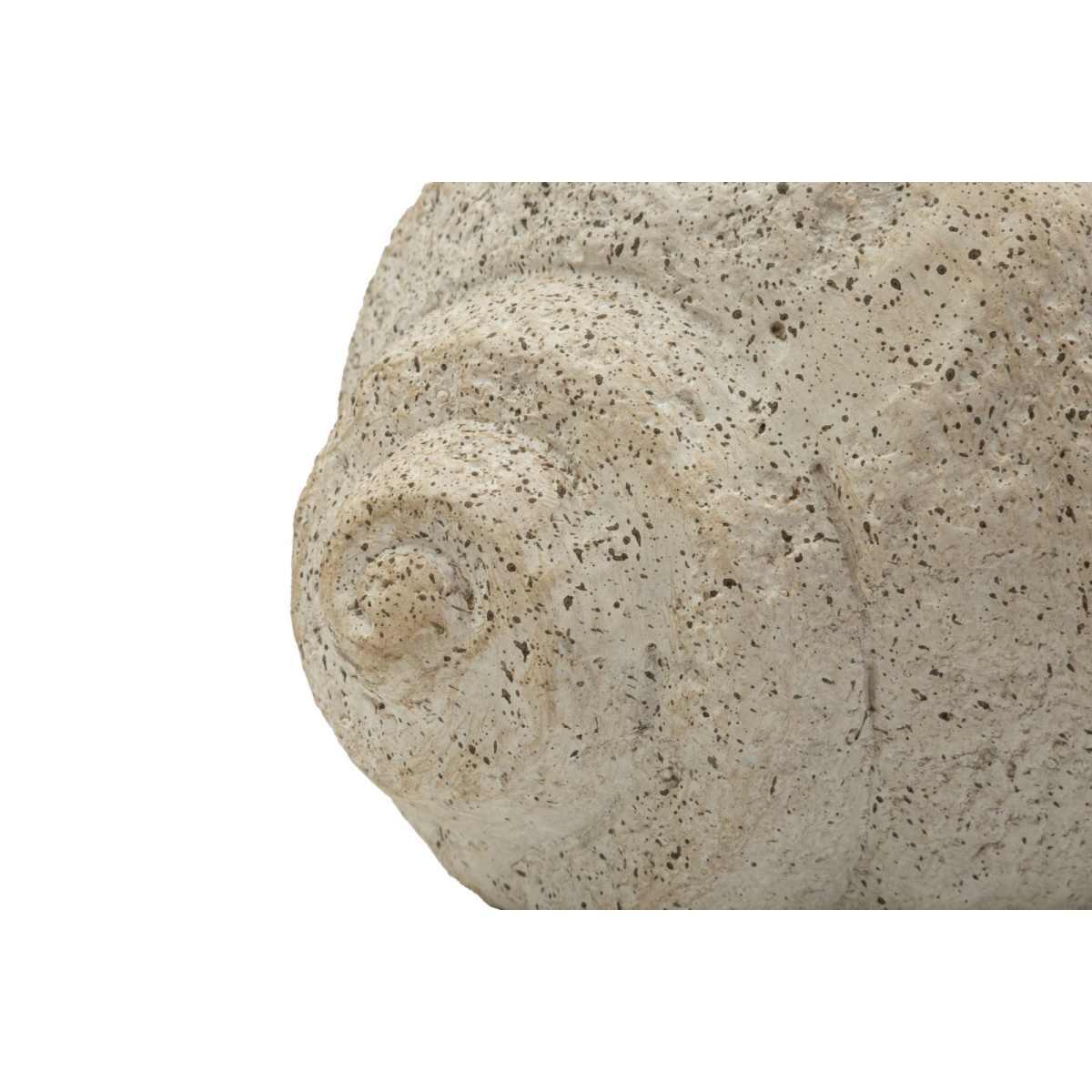 Vaso shell sand -b- cm 35x23x18 (apertura cm Ø 17x14)