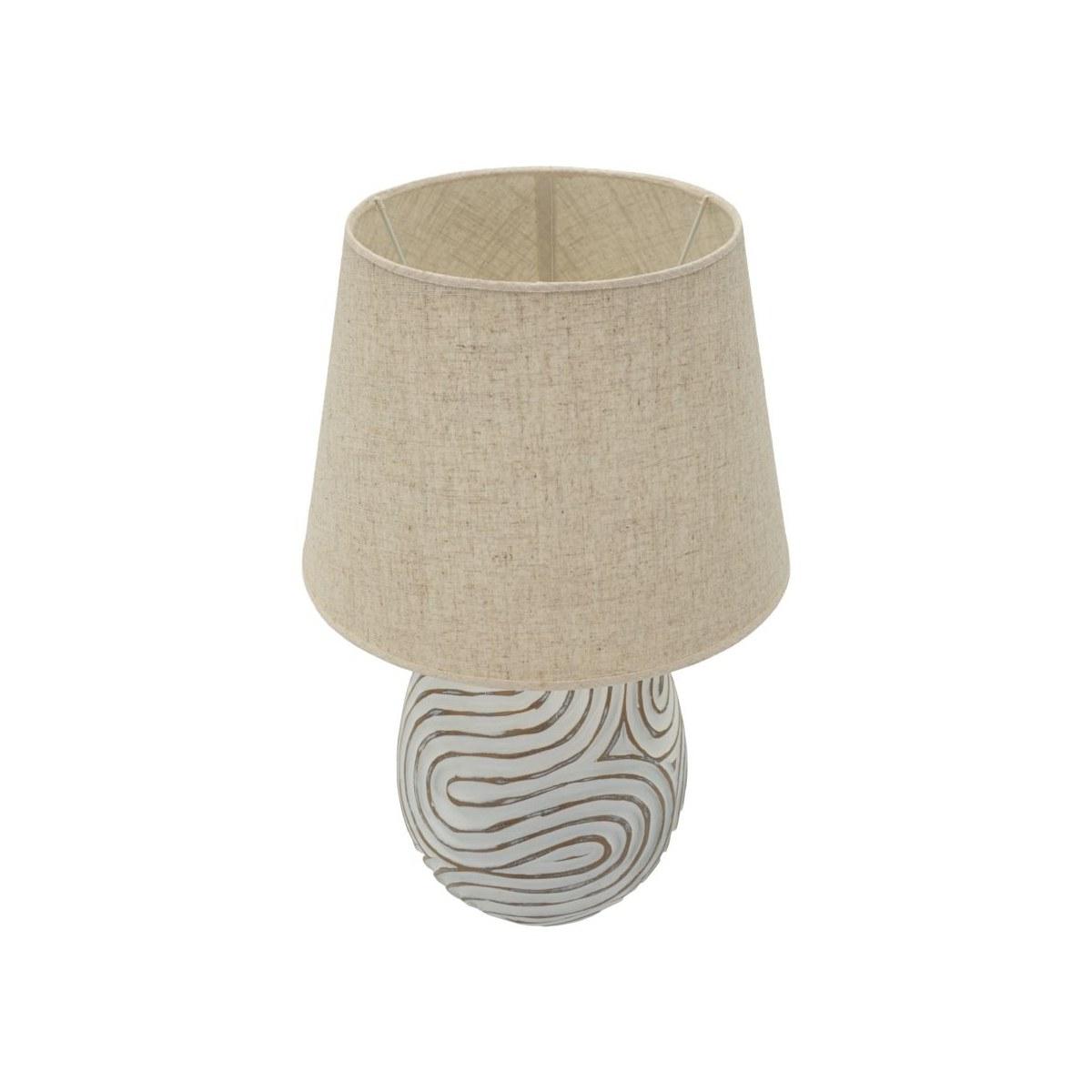 Lampada da tavolo resina oblix cm Ø 35x55