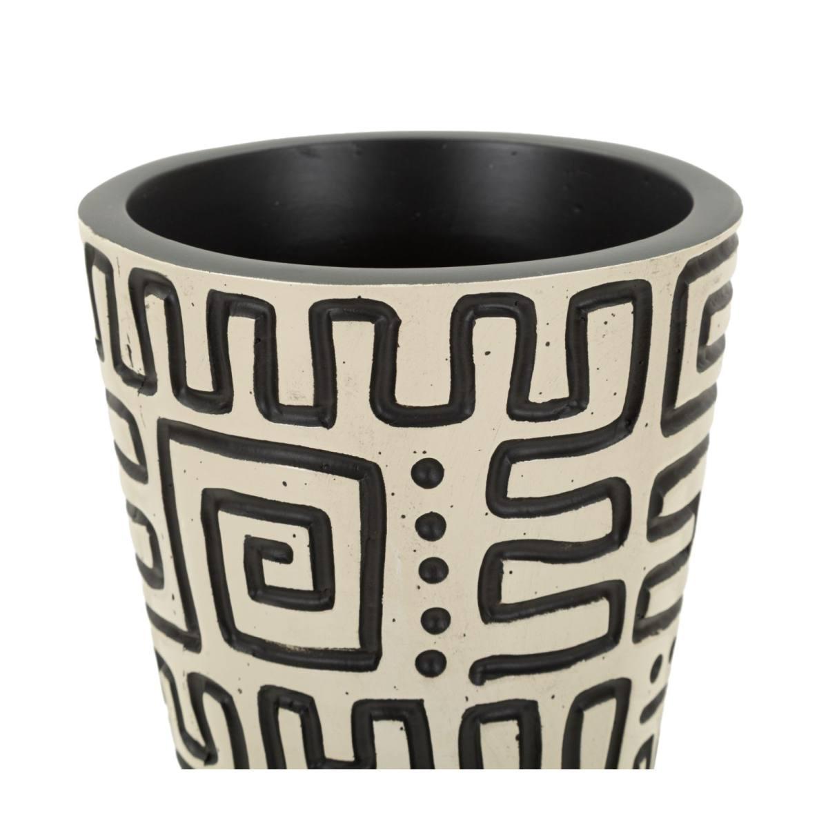 Vaso resina nairobi cm Ø 15,5x65 (apertura cm Ø 11,5)