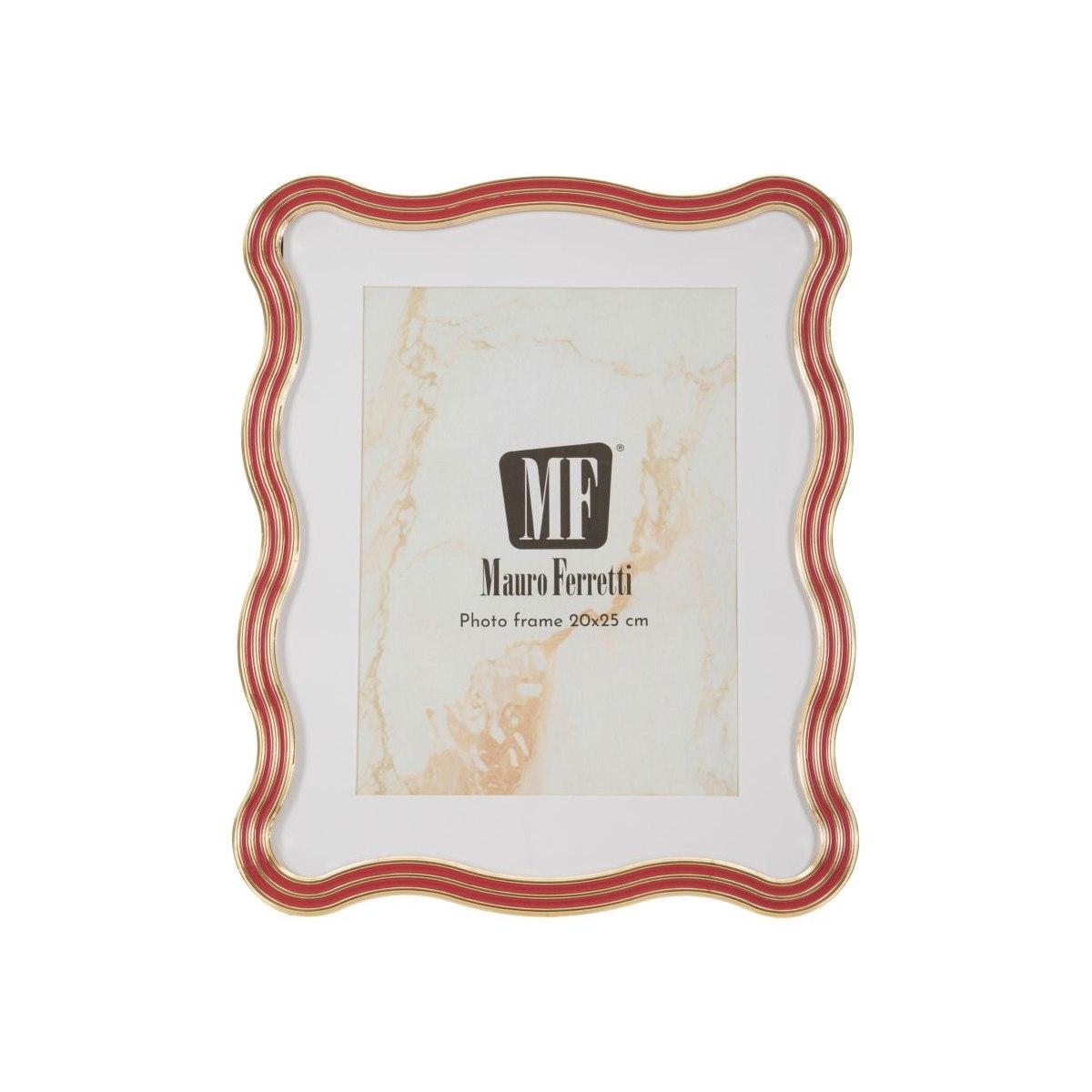 Cornice elizabeth rossa cm 22,7x1,3x27,6 (misura interna cm 20x25) min 2