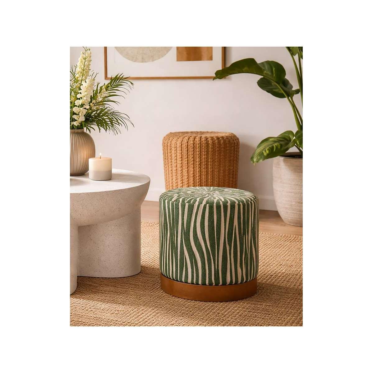 Puff savana verde cm Ø 40x40