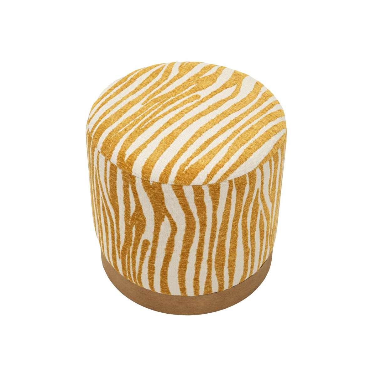 Puff savana senape cm Ø 40x40