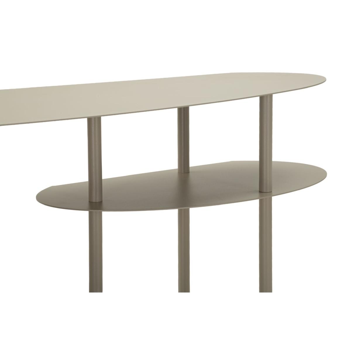 Console saturno plus tortora cm 118x34x82