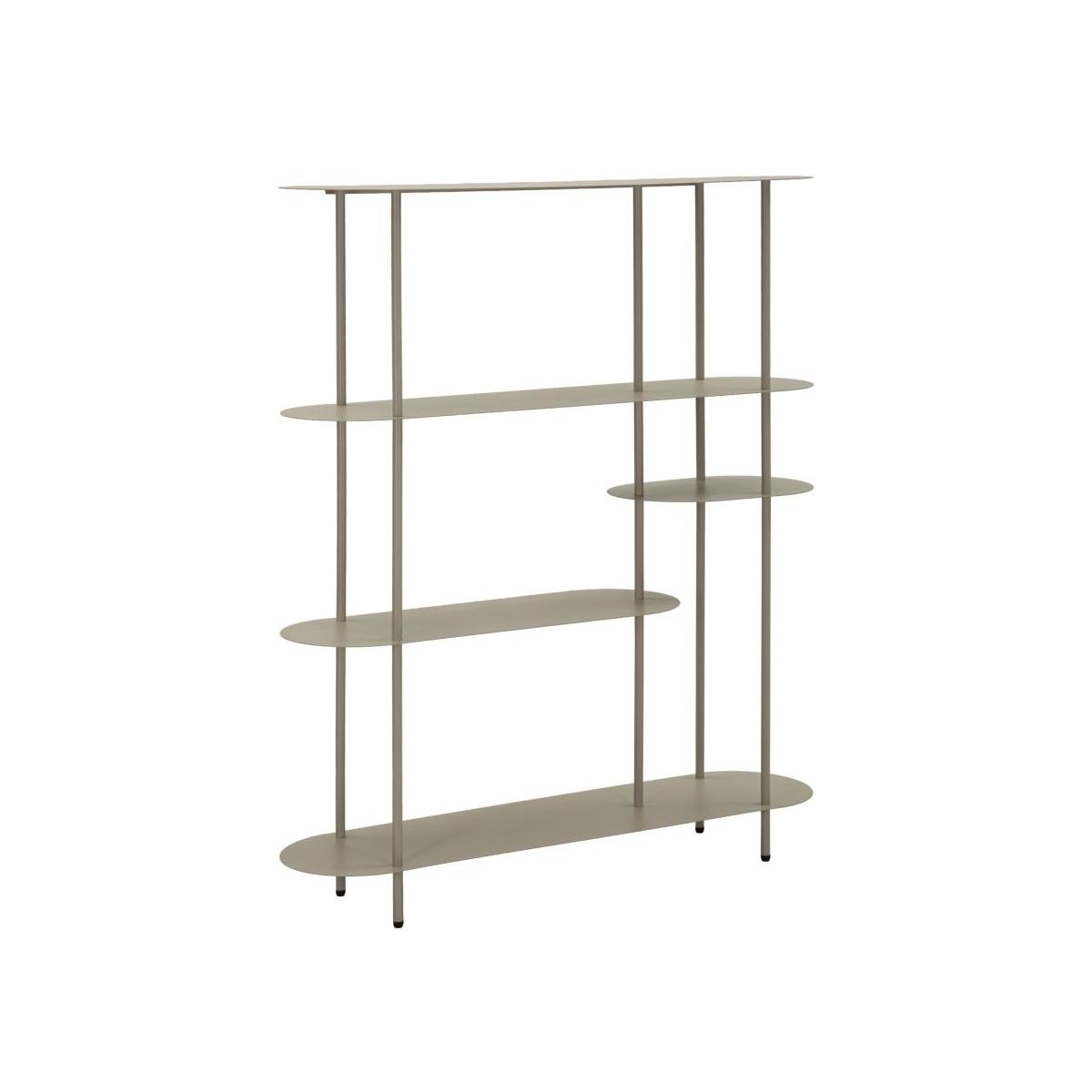 Libreria saturno tortora cm 118x31x139