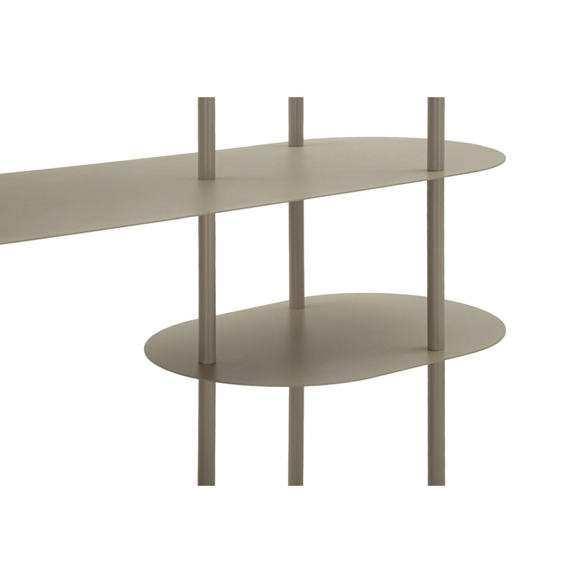 Libreria saturno tortora cm 118x31x139