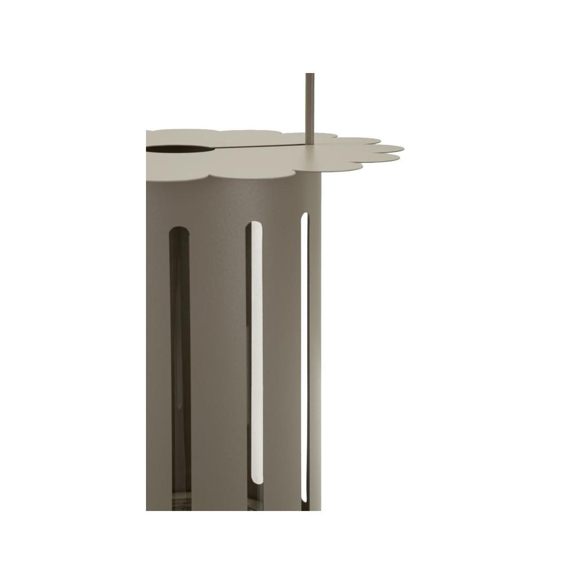 Lanterna saturno tortora cm Ø 24x43