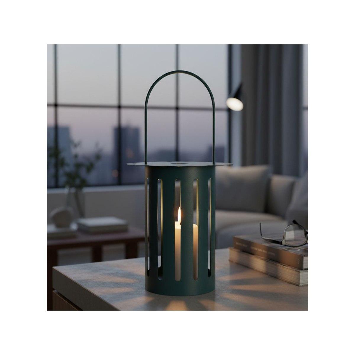 Lanterna saturno ottanio cm Ø 24x43