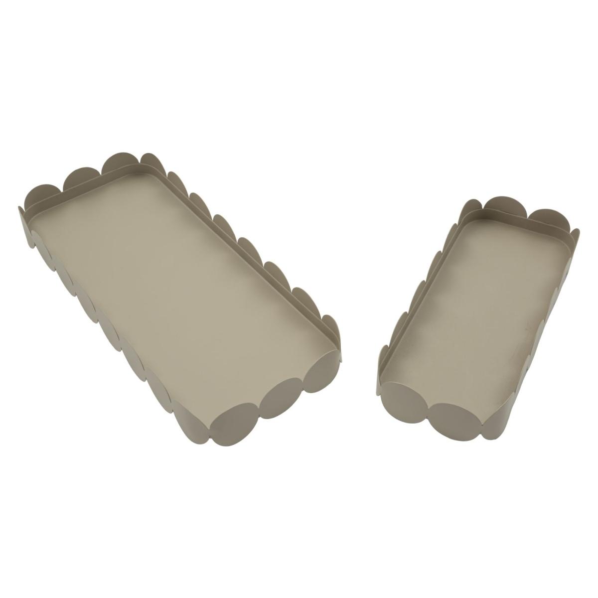 S/tasche saturno rett. tortora coppia cm 40x16,5x4,5-29x12x4,5