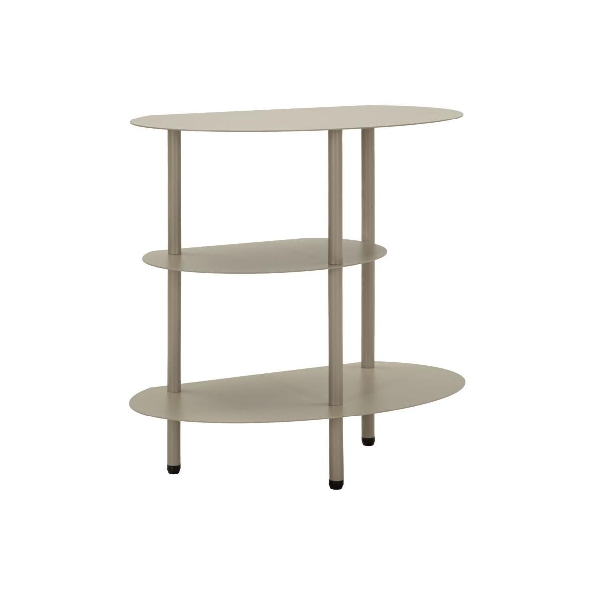 Comodino saturno tortora cm 49,5x27,5x49,5