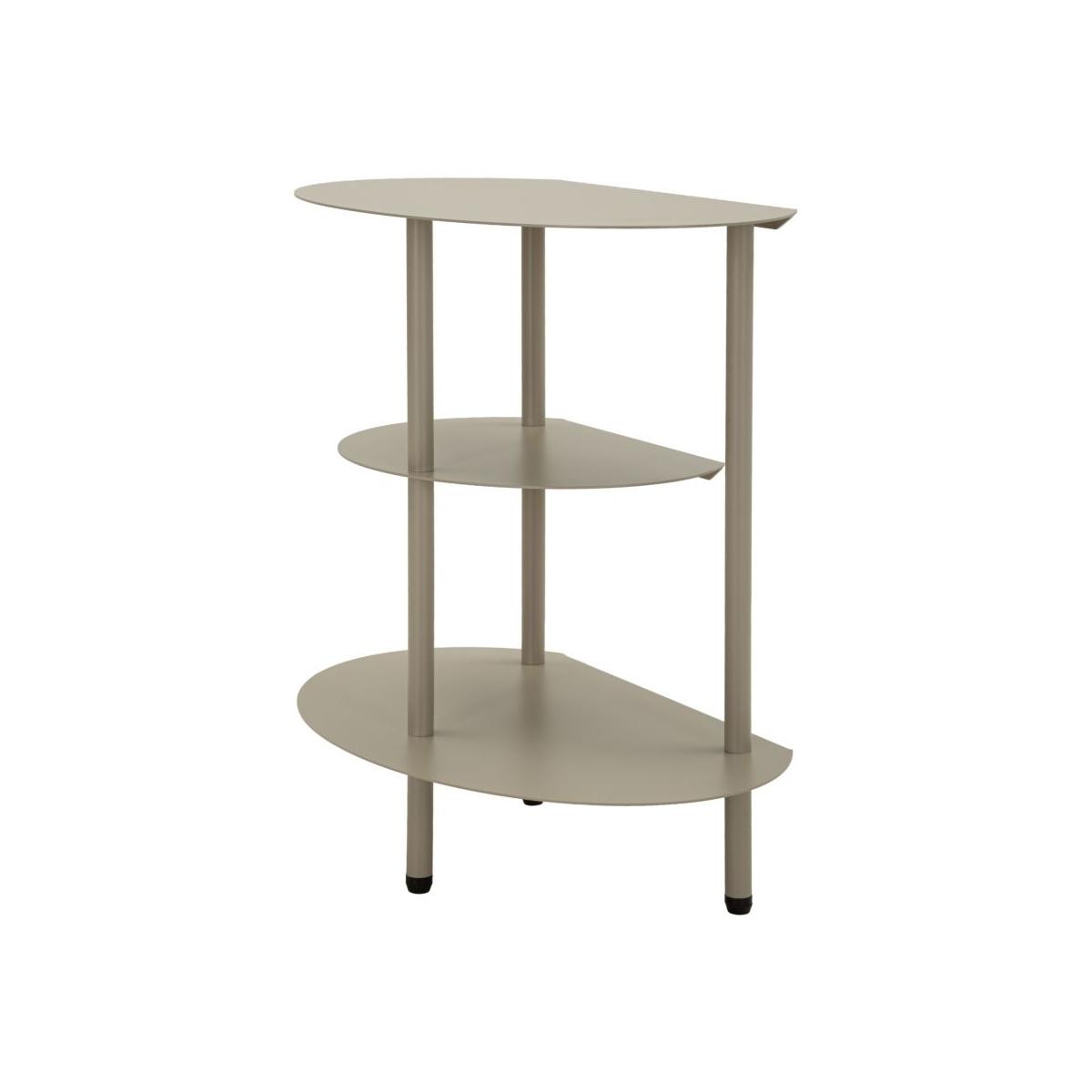 Comodino saturno tortora cm 49,5x27,5x49,5