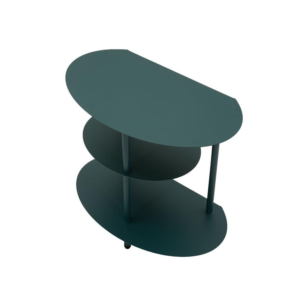 Comodino saturno ottanio cm 49,5x27,5x49,5