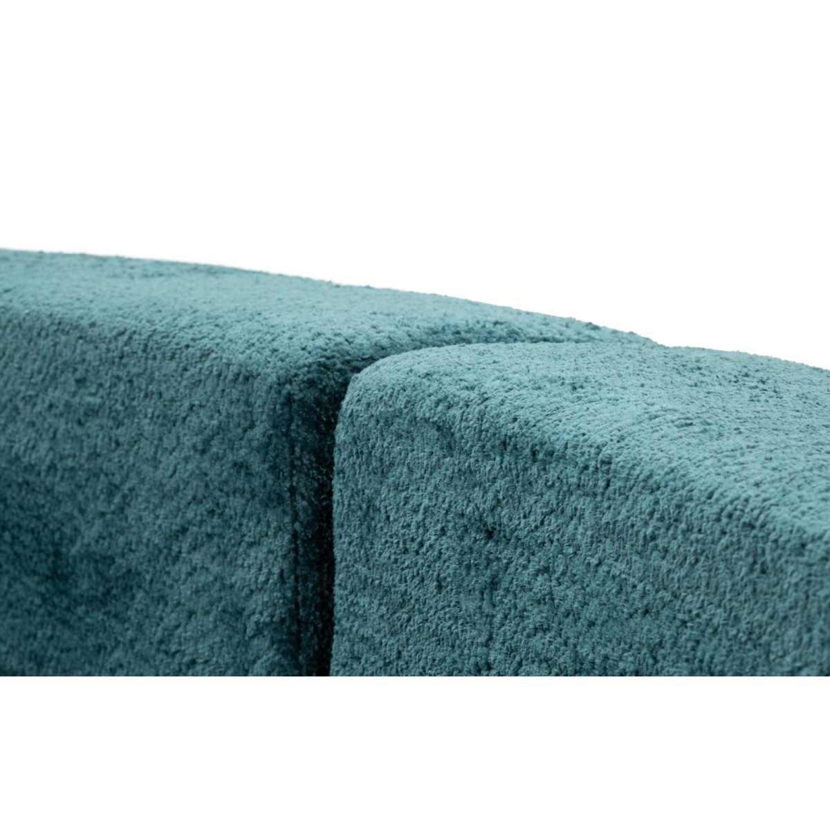 Divano island petrolio cm 238x92x78 (compresso)