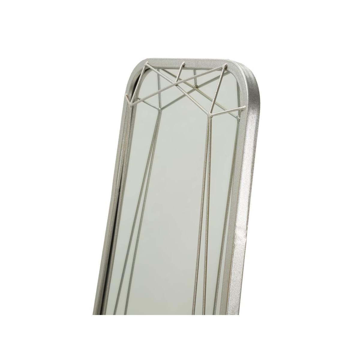 Specchio da terra silver cm 46x2-57x153 (misura specchio cm 43x150)