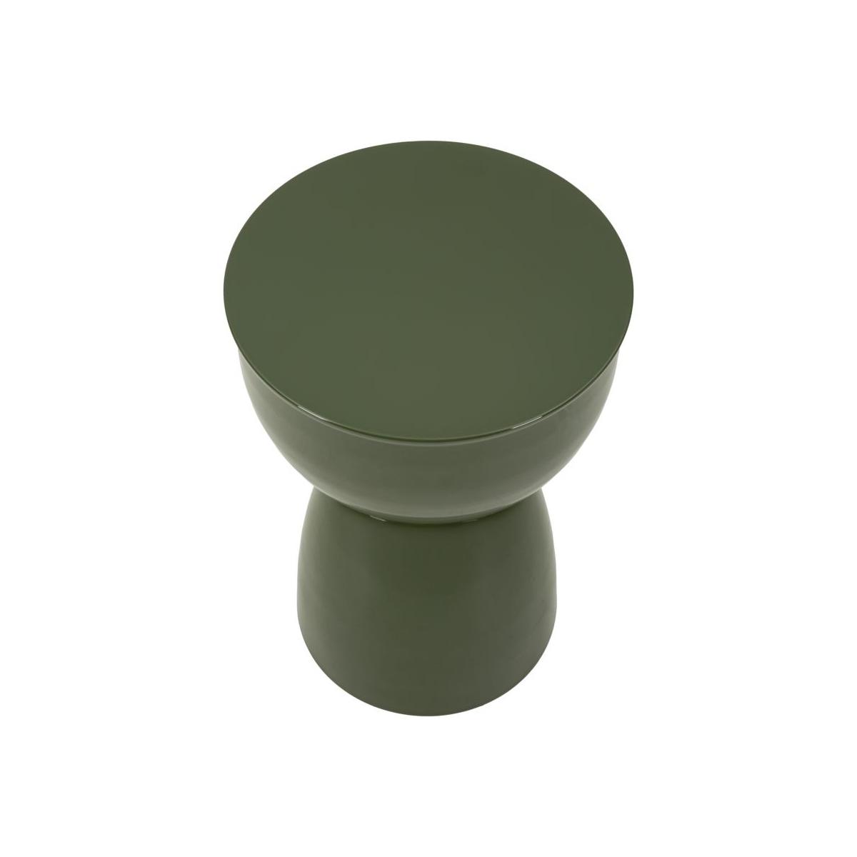 Tavolinetto in metallo yao verde cm Ø 31x46