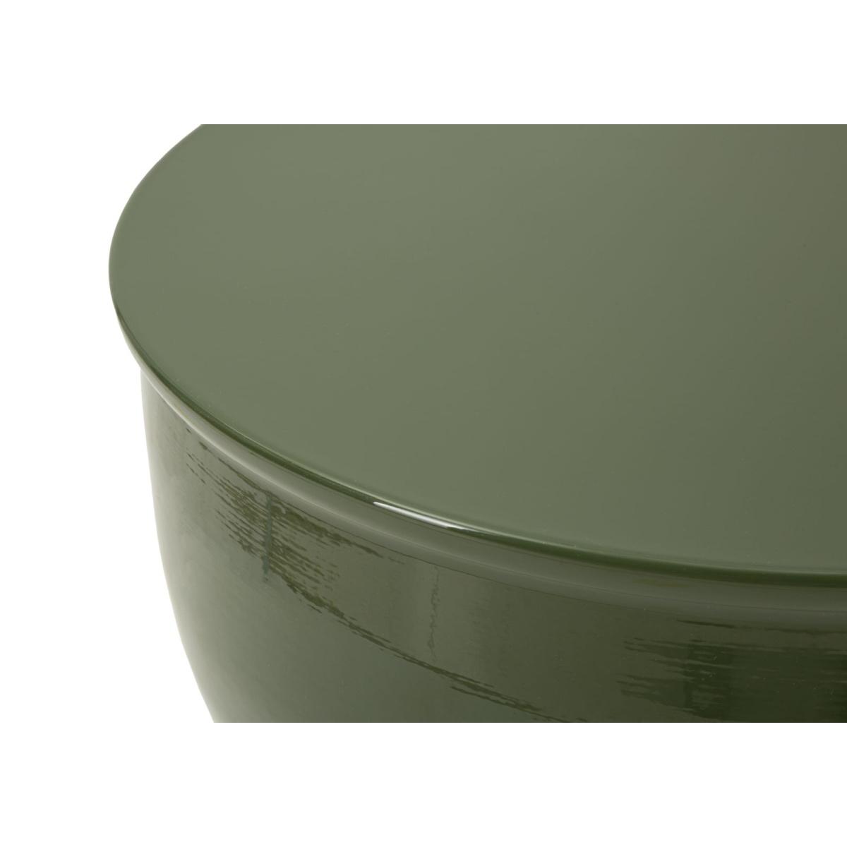 Tavolinetto in metallo yao verde cm Ø 31x46