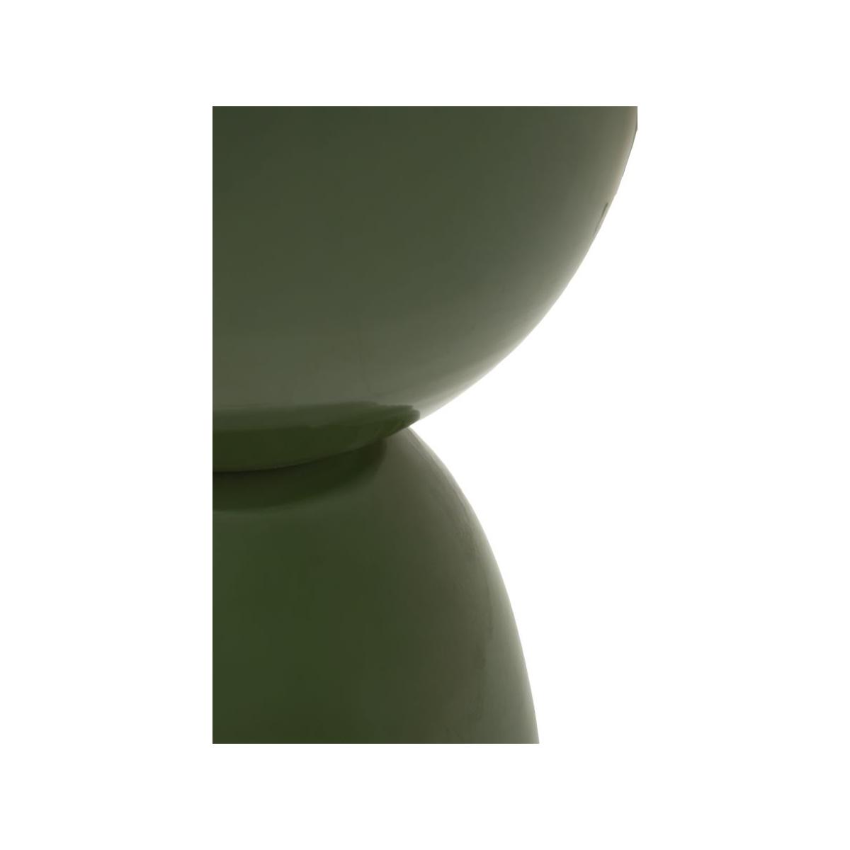 Tavolinetto in metallo yao verde cm Ø 31x46