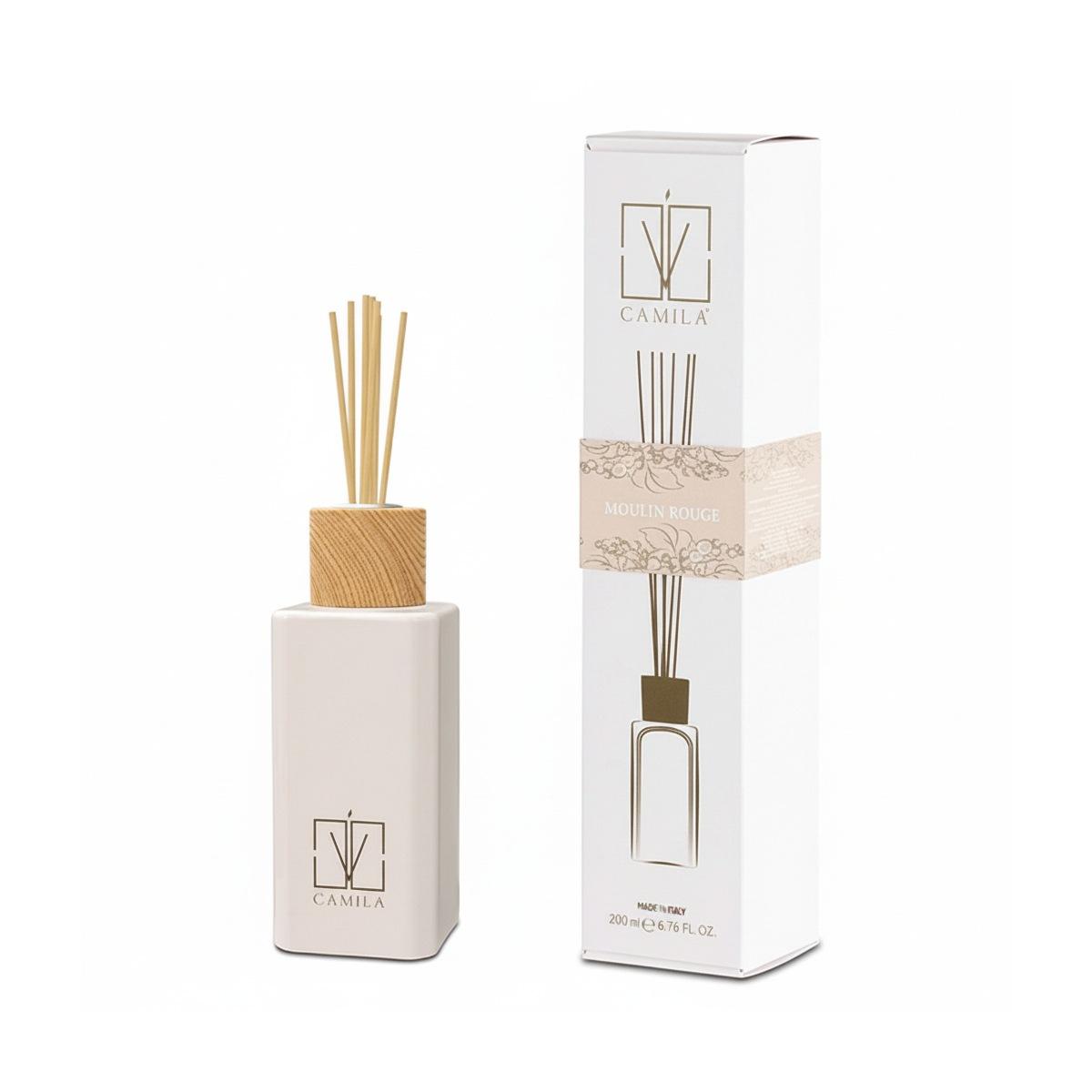 Profumatore 200 ml panna fragranza moulin rouge Camilia