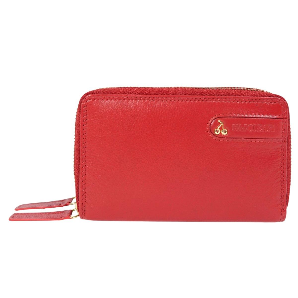 Portafogli donna in pelle 2 cerniere Naj-Oleari