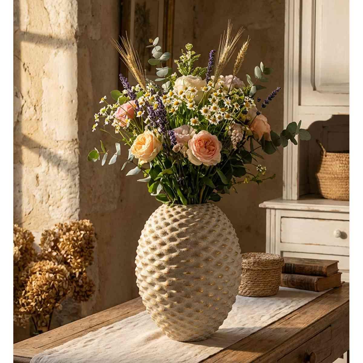 Vaso pepipas ball cm Ø 29,5x36 (apertura cm Ø 8,5)